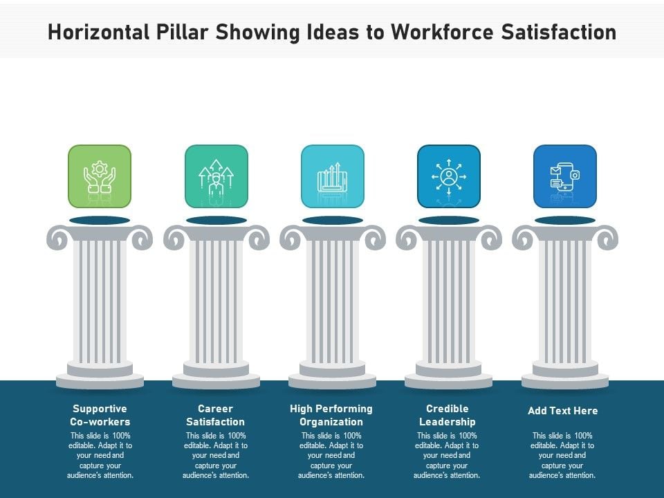 Horizontal_Pillar_Showing_Ideas_To_Workforce_Satisfaction_Ppt_PowerPoint_Presentation_Icon_Vector_PDF_Slide_1.jpg