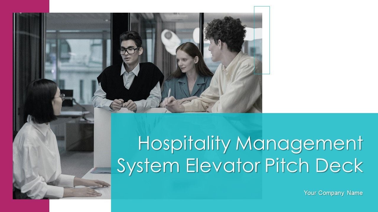 Hospitality Management System Elevator Pitch Deck Ppt PowerPoint Presentation Complete Deck With Slides Slide01