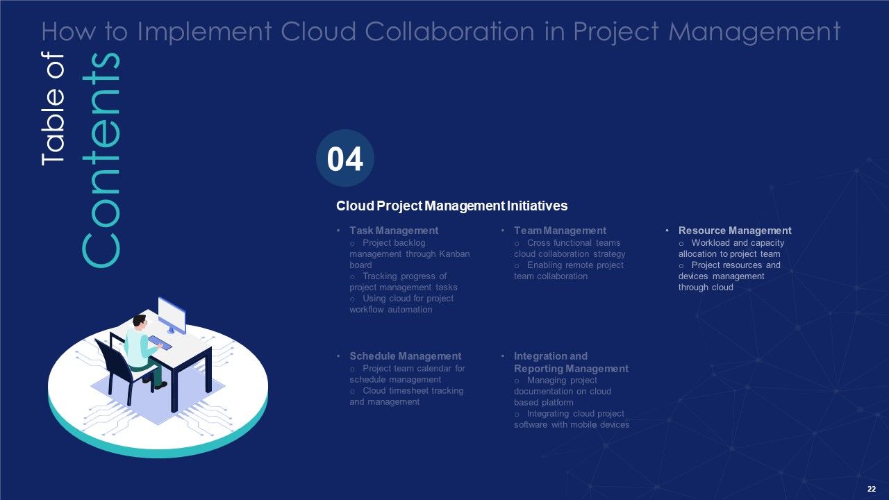How To Implement Cloud Collaboration In Project Management Ppt PowerPoint Presentation Complete Deck With Slides Slide22