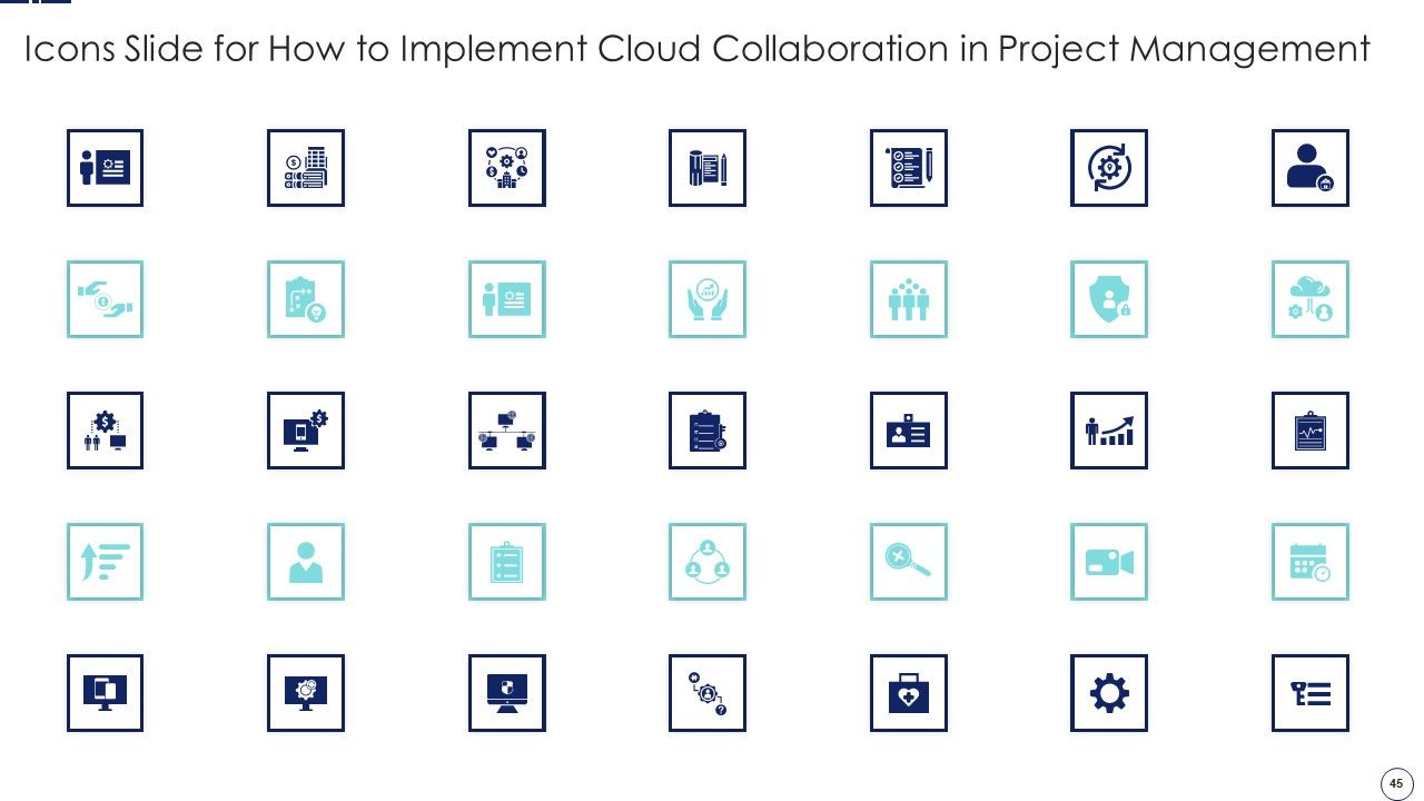 How To Implement Cloud Collaboration In Project Management Ppt PowerPoint Presentation Complete Deck With Slides Slide45