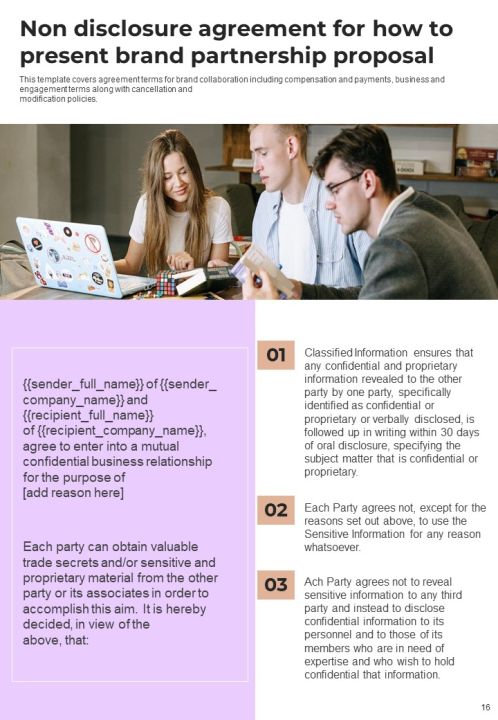 How To Present Brand Partnership Proposal Example Document Report Doc Pdf Ppt Slide16