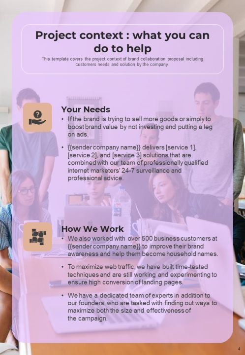 How To Present Brand Partnership Proposal Example Document Report Doc Pdf Ppt Slide04