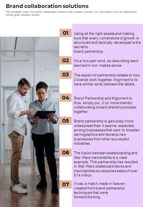 How To Present Brand Partnership Proposal Example Document Report Doc Pdf Ppt Slide07