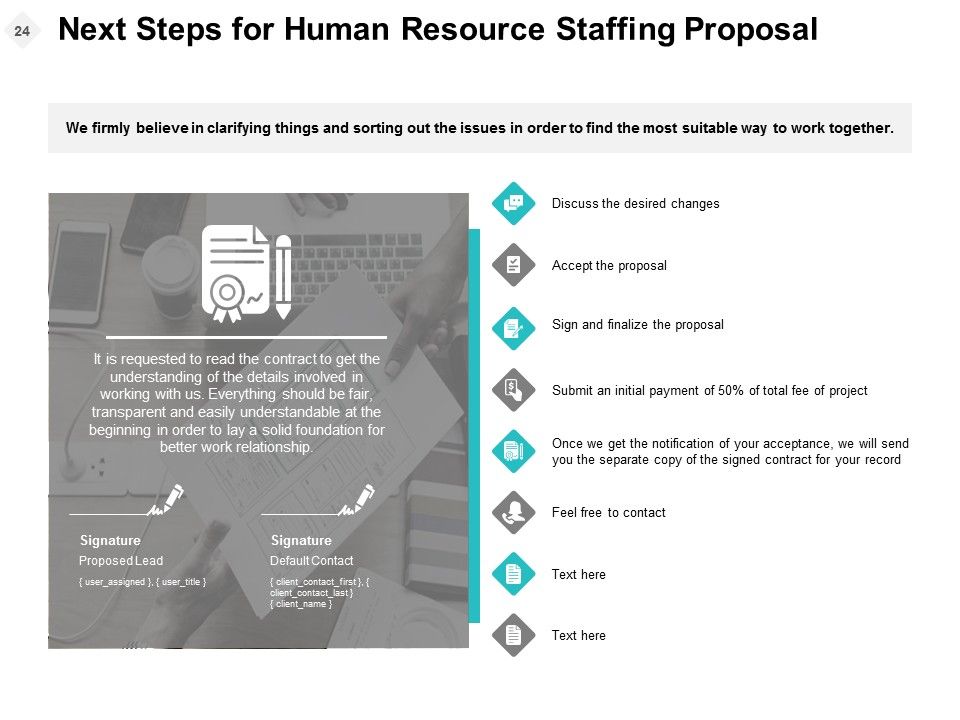 Human Resource Staffing Proposal Ppt PowerPoint Presentation Complete Deck With Slides Slide24