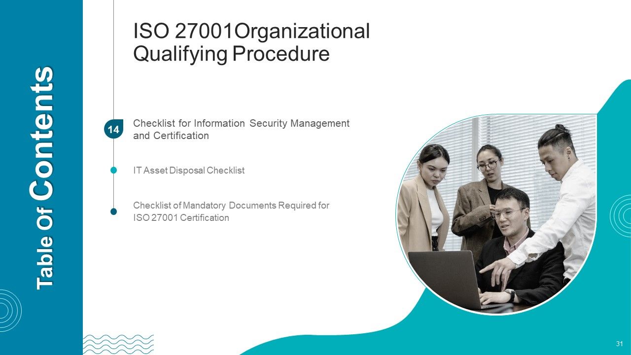 ISO 27001 Organizational Qualifying Procedure Ppt PowerPoint Presentation Complete Deck With Slides Slide31