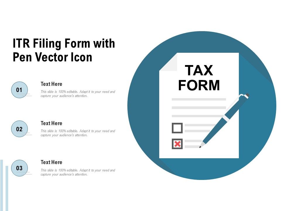 ITR_Filing_Form_With_Pen_Vector_Icon_Ppt_PowerPoint_Presentation_Model_Rules_PDF_Slide_1.jpg