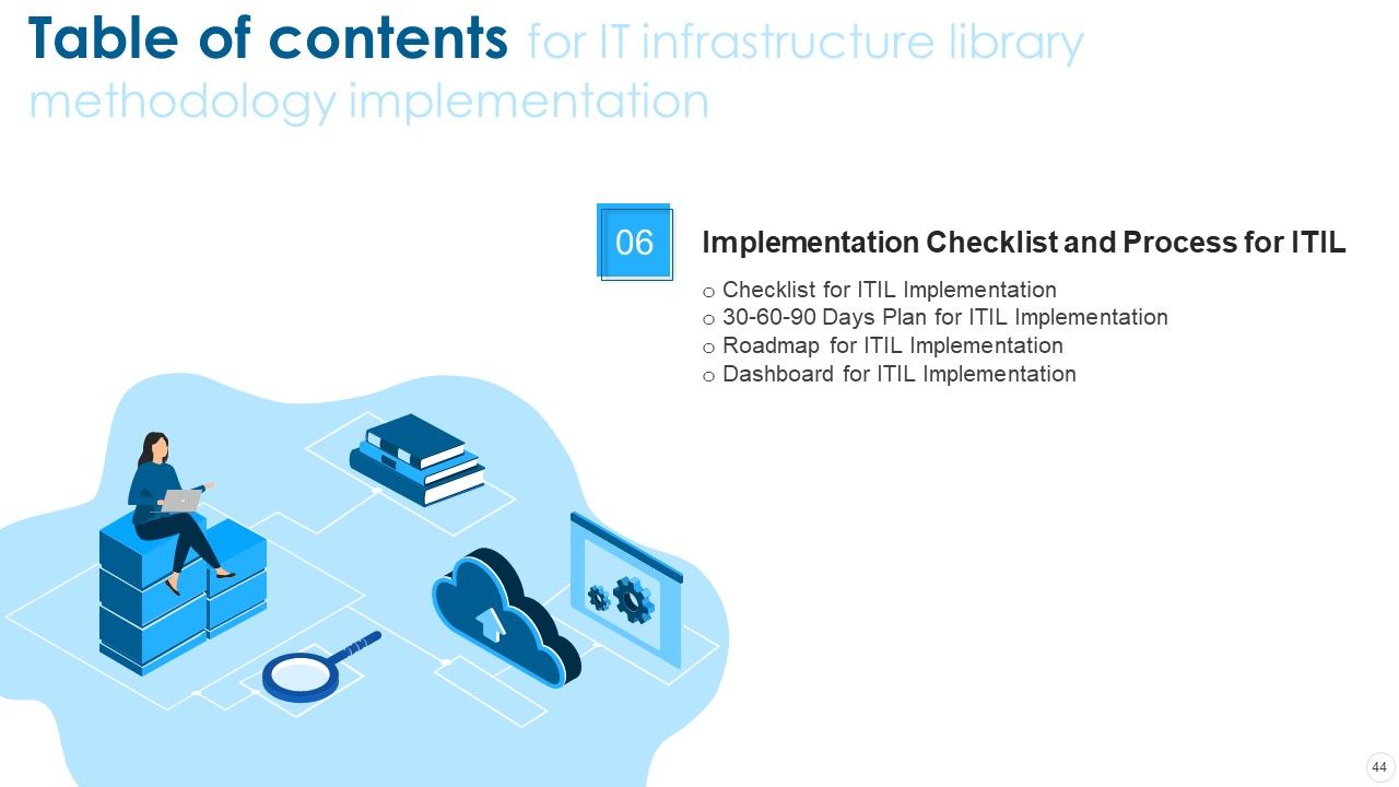 IT Infrastructure Library Methodology Implementation Ppt PowerPoint Presentation Complete With Slides Slide44