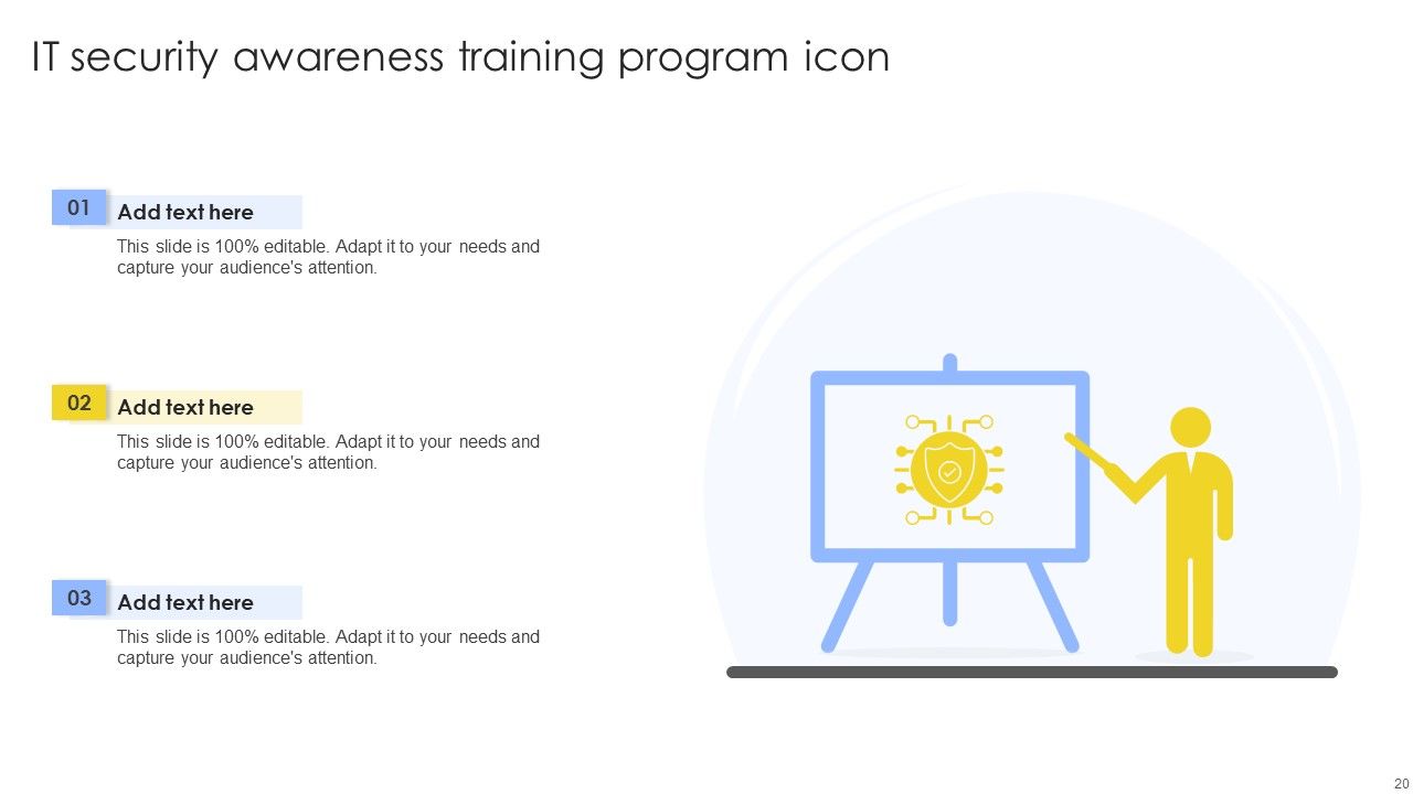 IT Security Awareness Training Program Ppt PowerPoint Presentation Complete Deck With Slides Slide20
