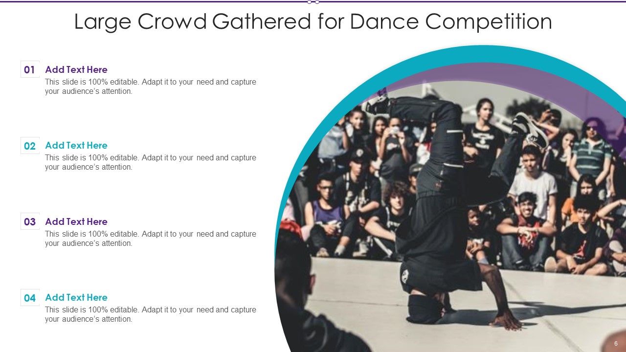 Icon For Dance Competition Ppt PowerPoint Presentation Complete Deck With Slides Slide06