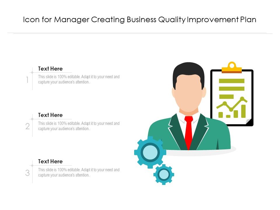 Icon_For_Manager_Creating_Business_Quality_Improvement_Plan_Ppt_PowerPoint_Presentation_Gallery_Model_PDF_Slide_1.jpg