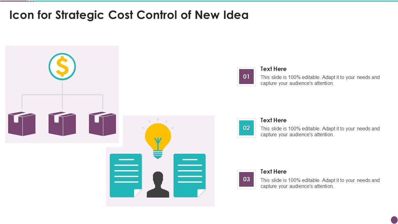 Icon_For_Strategic_Cost_Control_Of_New_Idea_Designs_PDF_Slide_1.jpg
