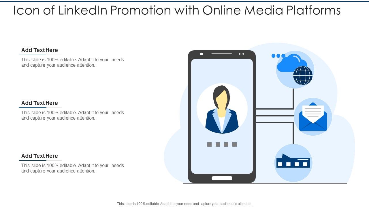 Icon_Of_Linkedin_Promotion_With_Online_Media_Platforms_Information_PDF_Slide_1.jpg