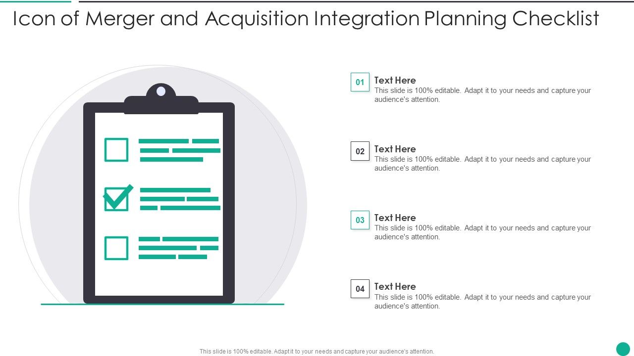 Icon_Of_Merger_And_Acquisition_Integration_Planning_Checklist_Themes_PDF_Slide_1.jpg