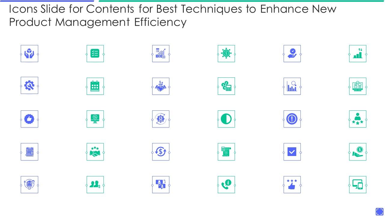 Icons_Slide_For_Contents_For_Best_Techniques_To_Enhance_New_Product_Management_Efficiency_Graphics_PDF_Slide_1.jpg