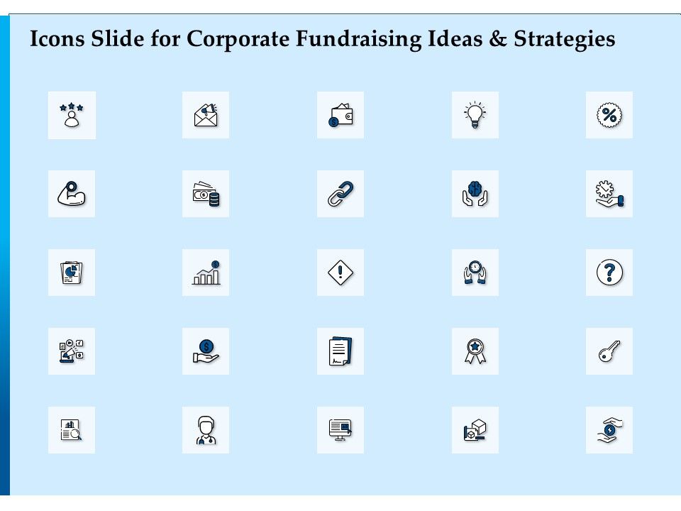 Icons_Slide_For_Corporate_Fundraising_Ideas_And_Strategies_Ppt_Gallery_Brochure_PDF_Slide_1.jpg