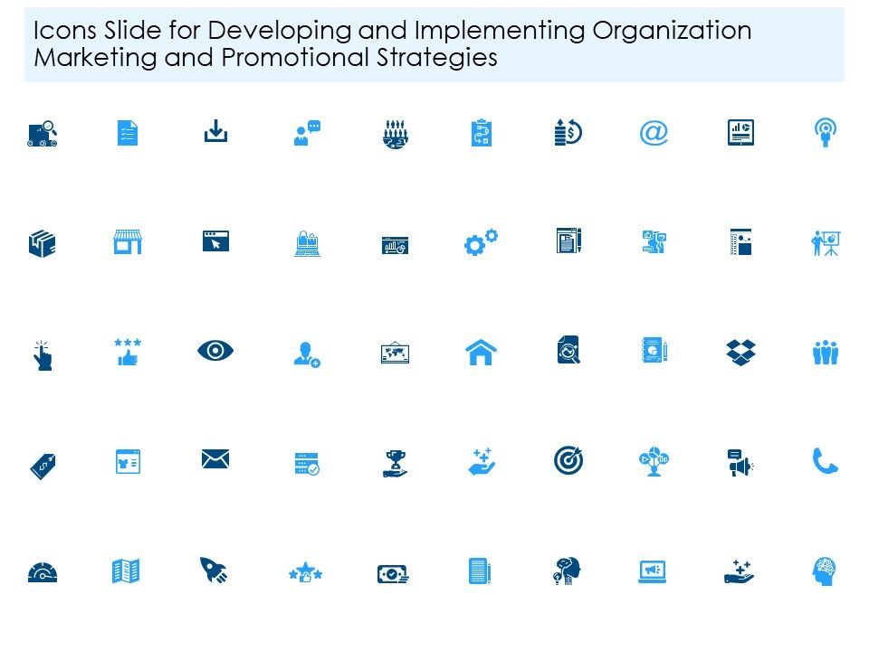 Icons_Slide_For_Developing_And_Implementing_Organization_Marketing_And_Promotional_Strategies_Portrait_PDF_Slide_1.jpg