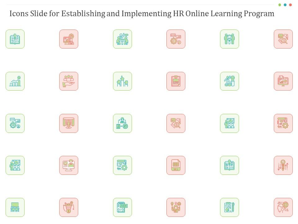 Icons_Slide_For_Establishing_And_Implementing_HR_Online_Learning_Program_Ppt_Diagram_Graph_Charts_PDF_Slide_1.jpg