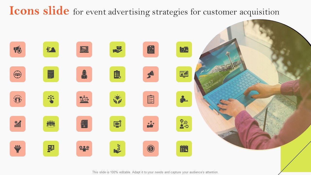 Icons_Slide_For_Event_Advertising_Strategies_For_Customer_Acquisition_Professional_PDF_Slide_1.jpg
