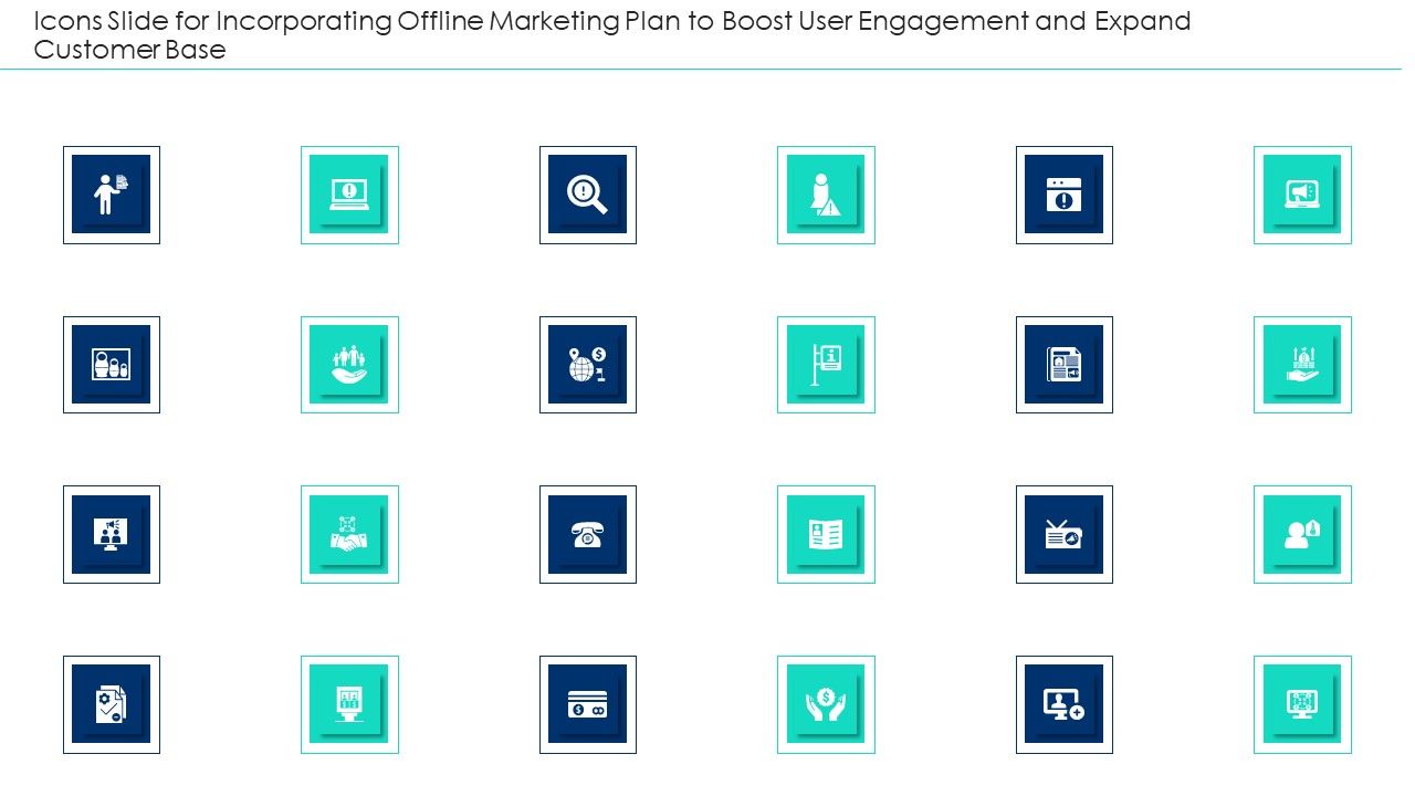 Icons_Slide_For_Incorporating_Offline_Marketing_Plan_To_Boost_User_Engagement_And_Expand_Pictures_PDF_Slide_1.jpg