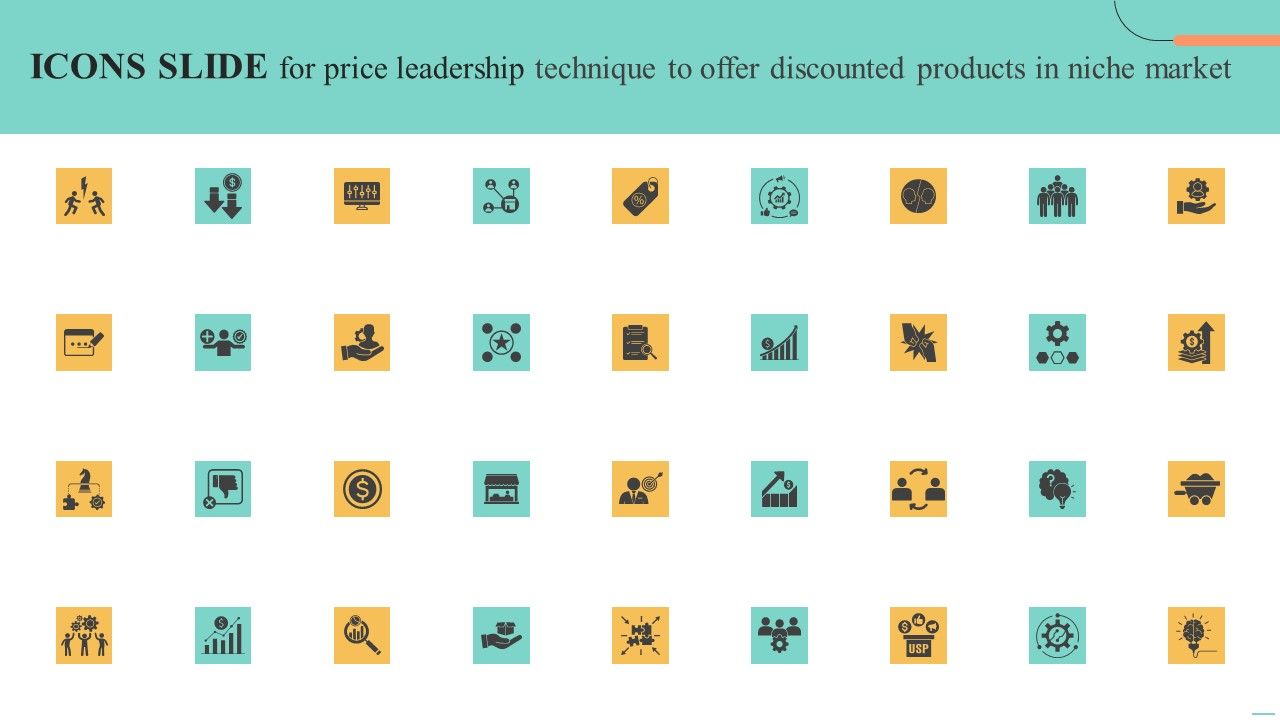 Icons_Slide_For_Price_Leadership_Technique_To_Offer_Discounted_Products_In_Niche_Market_Professional_PDF_Slide_1.jpg