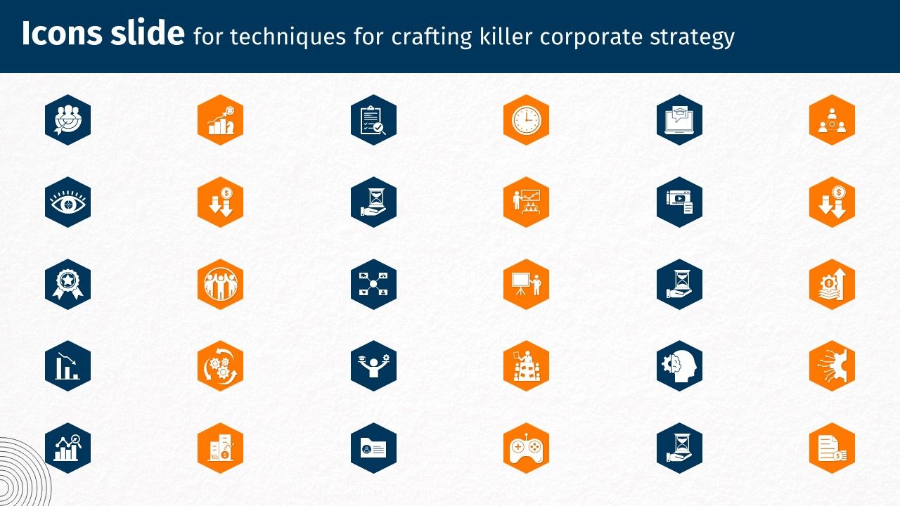 Icons_Slide_For_Techniques_For_Crafting_Killer_Corporate_Strategy_Techniques_For_Crafting_Killer_Template_PDF_Slide_1.jpg