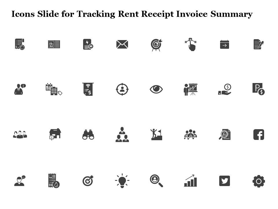 Icons_Slide_For_Tracking_Rent_Receipt_Invoice_Summary_Ppt_File_Rules_PDF_Slide_1.jpg