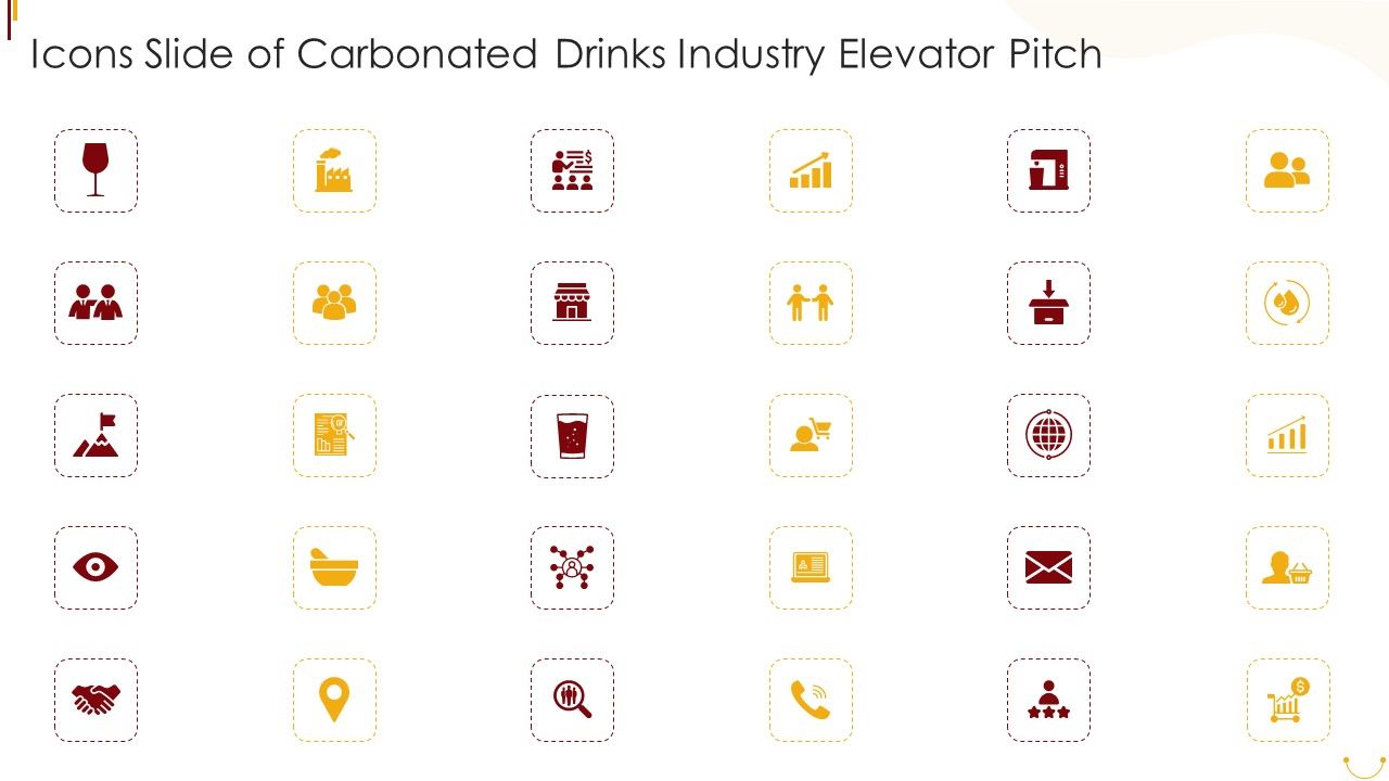 Icons_Slide_Of_Carbonated_Drinks_Industry_Elevator_Pitch_Ppt_PowerPoint_Presentation_File_Images_PDF_Slide_1.jpg
