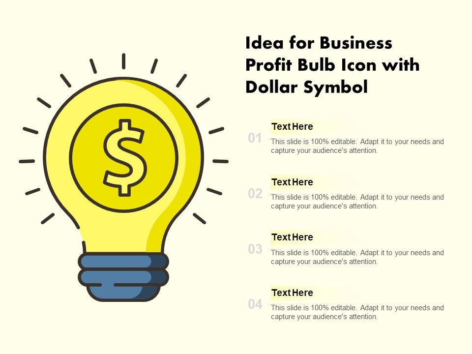 Idea_For_Business_Profit_Bulb_Icon_With_Dollar_Symbol_Ppt_PowerPoint_Presentation_Professional_Rules_PDF_Slide_1.jpg