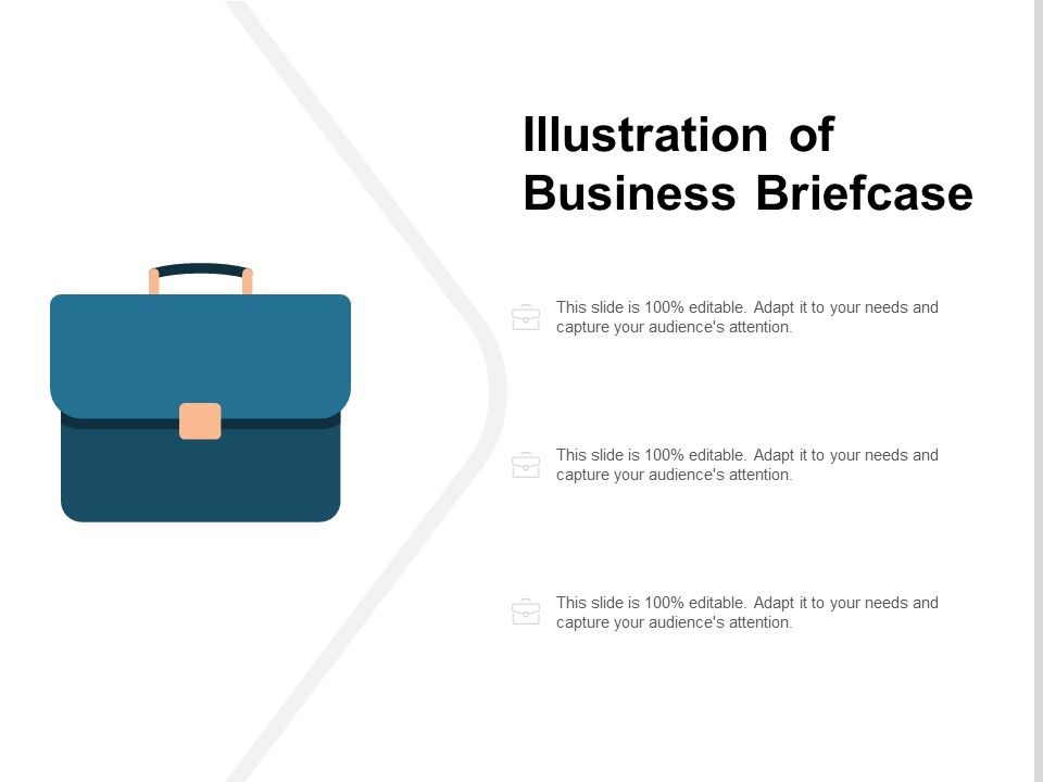 Illustration Of Business Briefcase Ppt PowerPoint Presentation ...