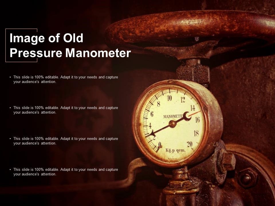 Image Of Old Pressure Manometer Ppt PowerPoint Presentation