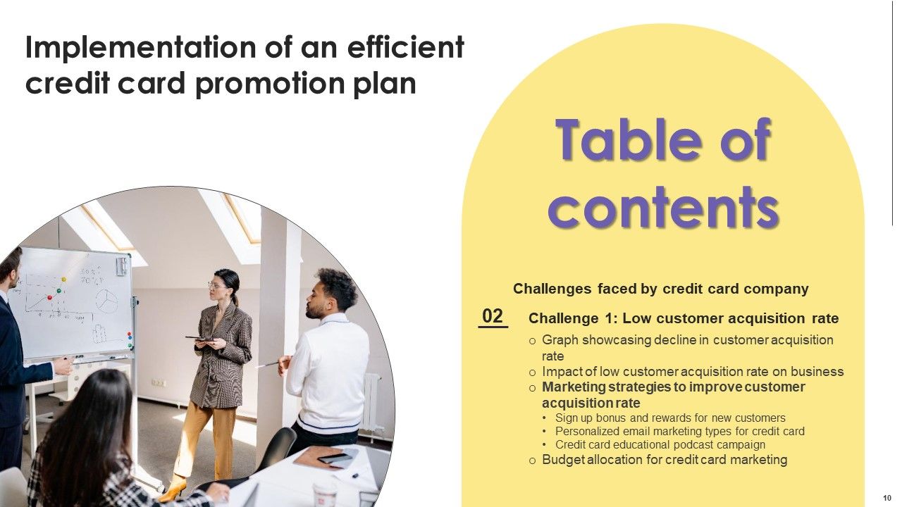 Implementation Of An Efficient Credit Card Promotion Plan Ppt PowerPoint Presentation Complete Deck With Slides Slide10