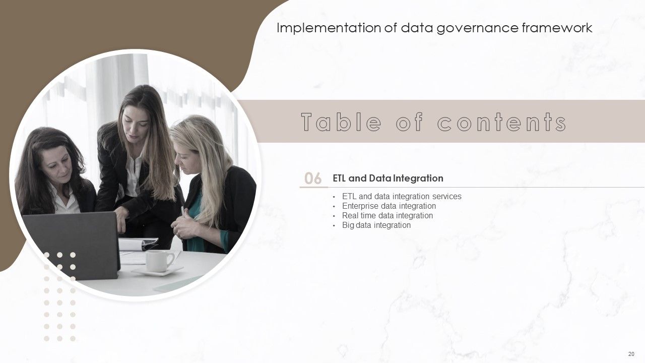 Implementation Of Data Governance Framework Ppt PowerPoint Presentation Complete Deck With Slides Slide20