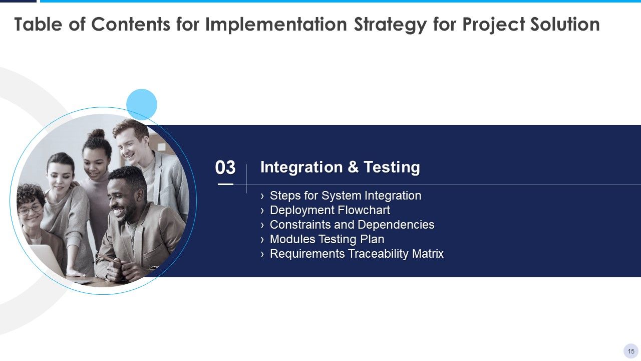 Implementation Strategy For Project Solution Ppt PowerPoint Presentation Complete Deck With Slides Slide15