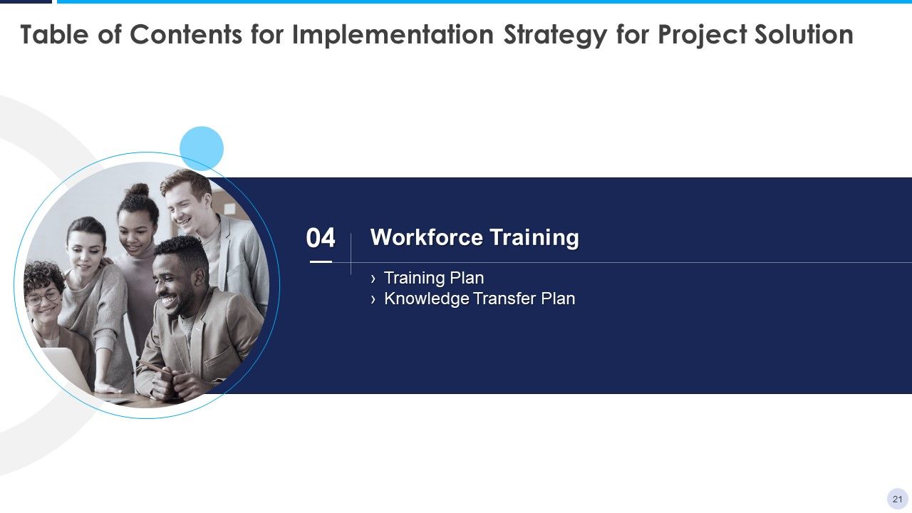 Implementation Strategy For Project Solution Ppt PowerPoint Presentation Complete Deck With Slides Slide21