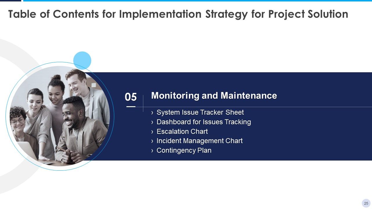 Implementation Strategy For Project Solution Ppt PowerPoint Presentation Complete Deck With Slides Slide25