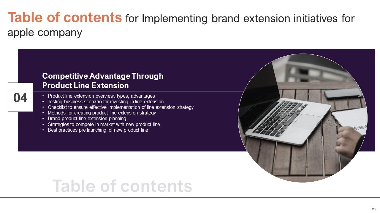 Implementing Brand Extension Initiatives For Apple Company Ppt PowerPoint Presentation Complete Deck With Slides Slide20