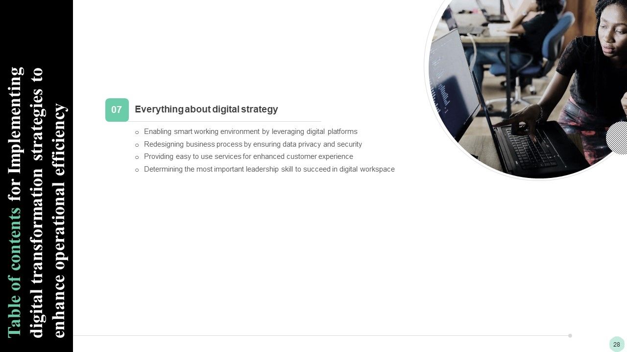 Implementing Digital Transformation Strategies To Enhance Operational Efficiency Ppt PowerPoint Presentation Complete Deck With Slides Slide28