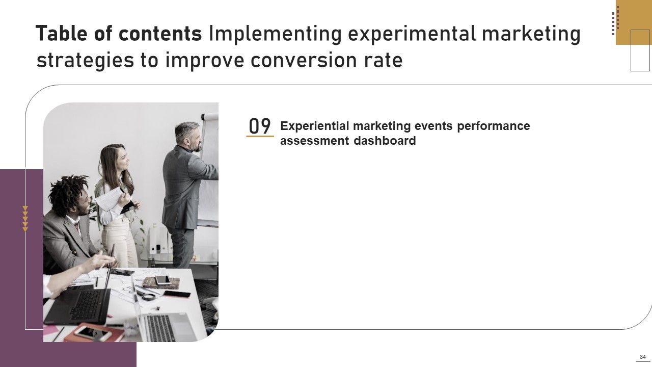 Implementing Experimental Marketing Strategies To Improve Conversion Rate Ppt PowerPoint Presentation Complete Deck With Slides Slide84