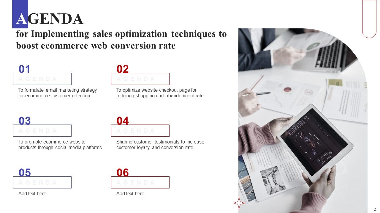 Implementing Sales Optimization Techniques To Boost Ecommerce Web Conversion Rate Ppt PowerPoint Presentation Complete Deck Slide02