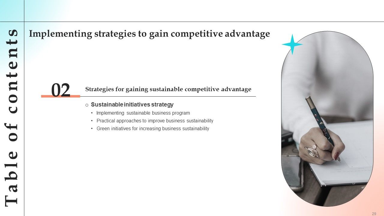 Implementing Strategies To Gain Competitive Advantage Ppt PowerPoint Presentation Complete Deck With Slides Slide29