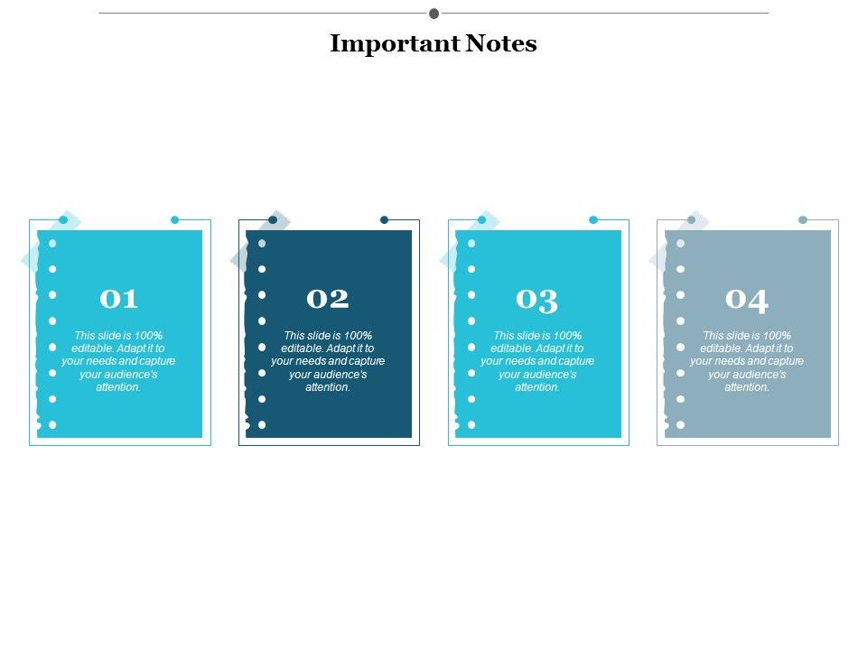 Important Notes Ppt PowerPoint Presentation Pictures Design Templates