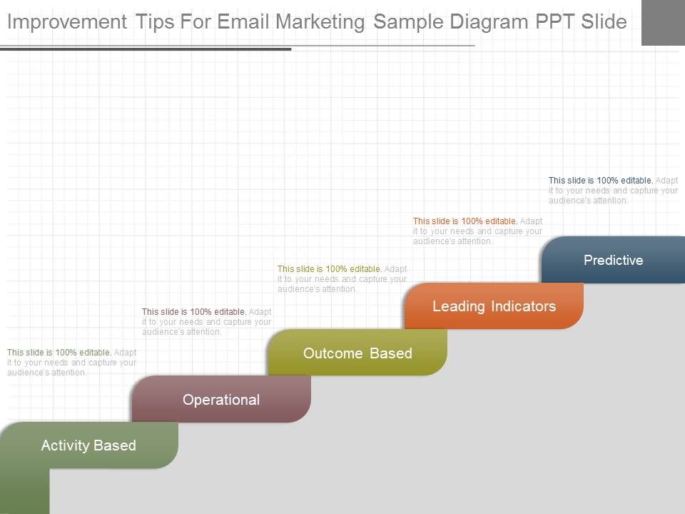 Improvement tips for email marketing sample diagram ppt slide