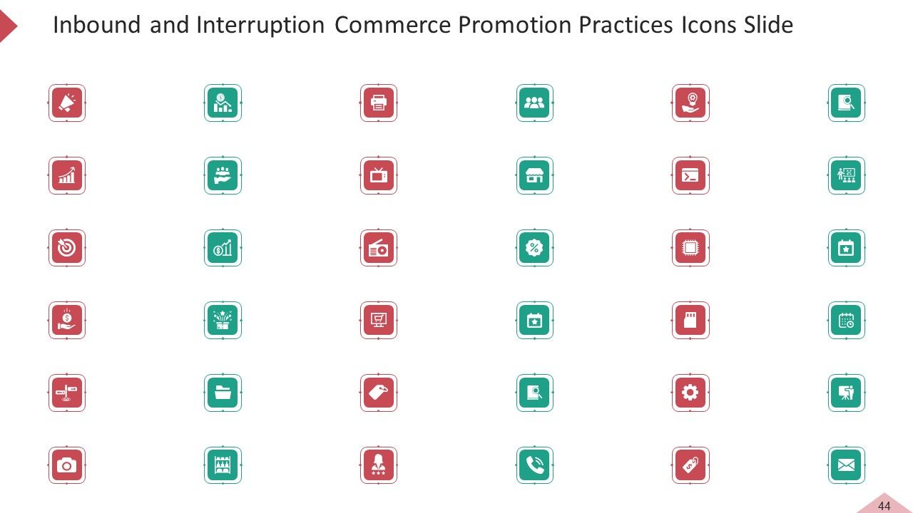Inbound And Interruption Commerce Promotion Practices Ppt PowerPoint Presentation Complete Deck With Slides Slide44