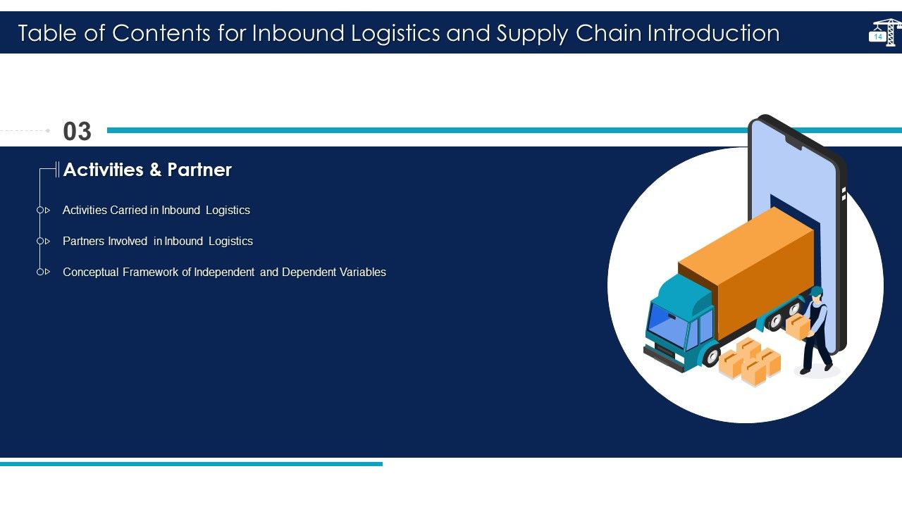 Inbound Logistics And Supply Chain Introduction Ppt PowerPoint Presentation Complete Deck With Slides Slide14