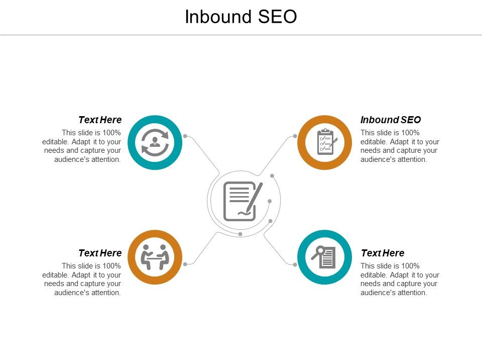 Inbound SEO Ppt PowerPoint Presentation Infographics Samples Cpb