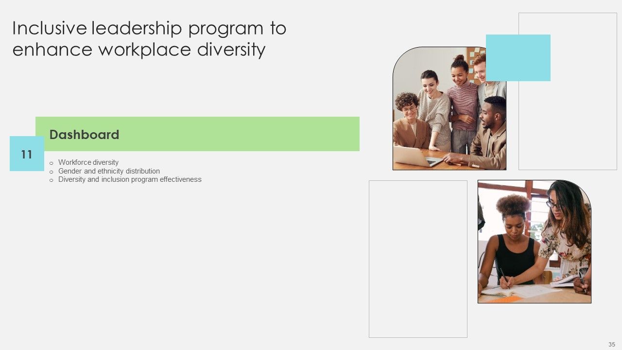 Inclusive Leadership Program To Enhance Workplace Diversity Ppt PowerPoint Presentation Complete Deck With Slides Slide35