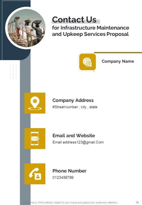Infrastructure Maintenance And Upkeep Services Proposal Example Document Report Doc Pdf Ppt Slide15