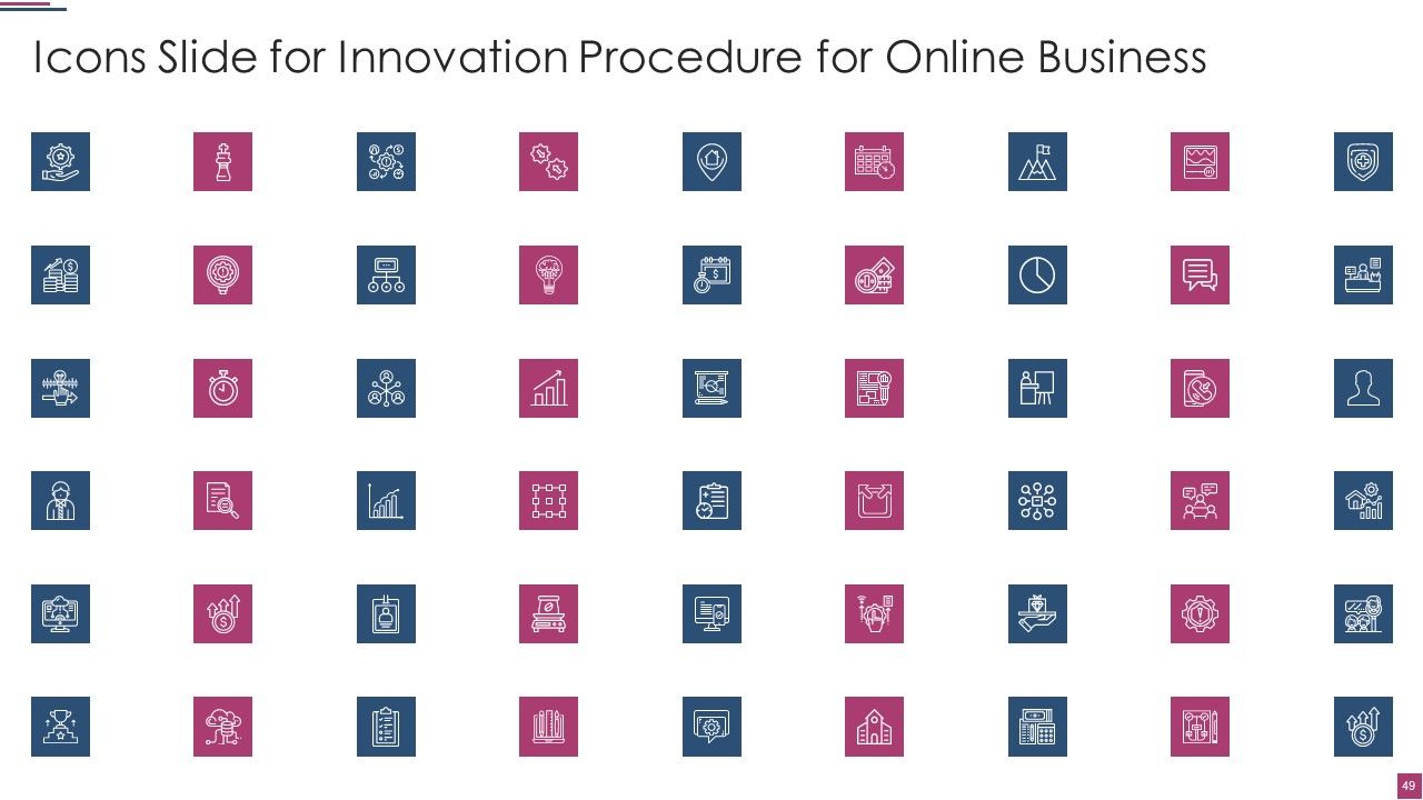 Innovation Procedure For Online Business Ppt PowerPoint Presentation Complete Deck With Slides Slide49