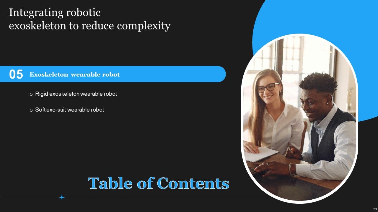 Integrating Robotic Exoskeleton To Reduce Complexity Ppt PowerPoint Presentation Complete Deck With Slides Slide23