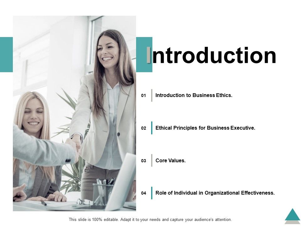 Introduction Business Ethics Core Values Ppt PowerPoint Presentation ...